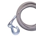 Powerwinch Cable 7/32" x 25&#39; Universal Premium Replacement w/Hook P7187200AJ